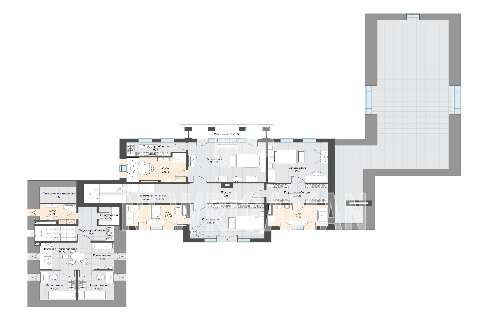 Планировка лота