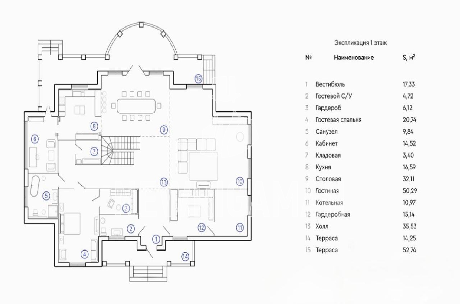 Планировка лота