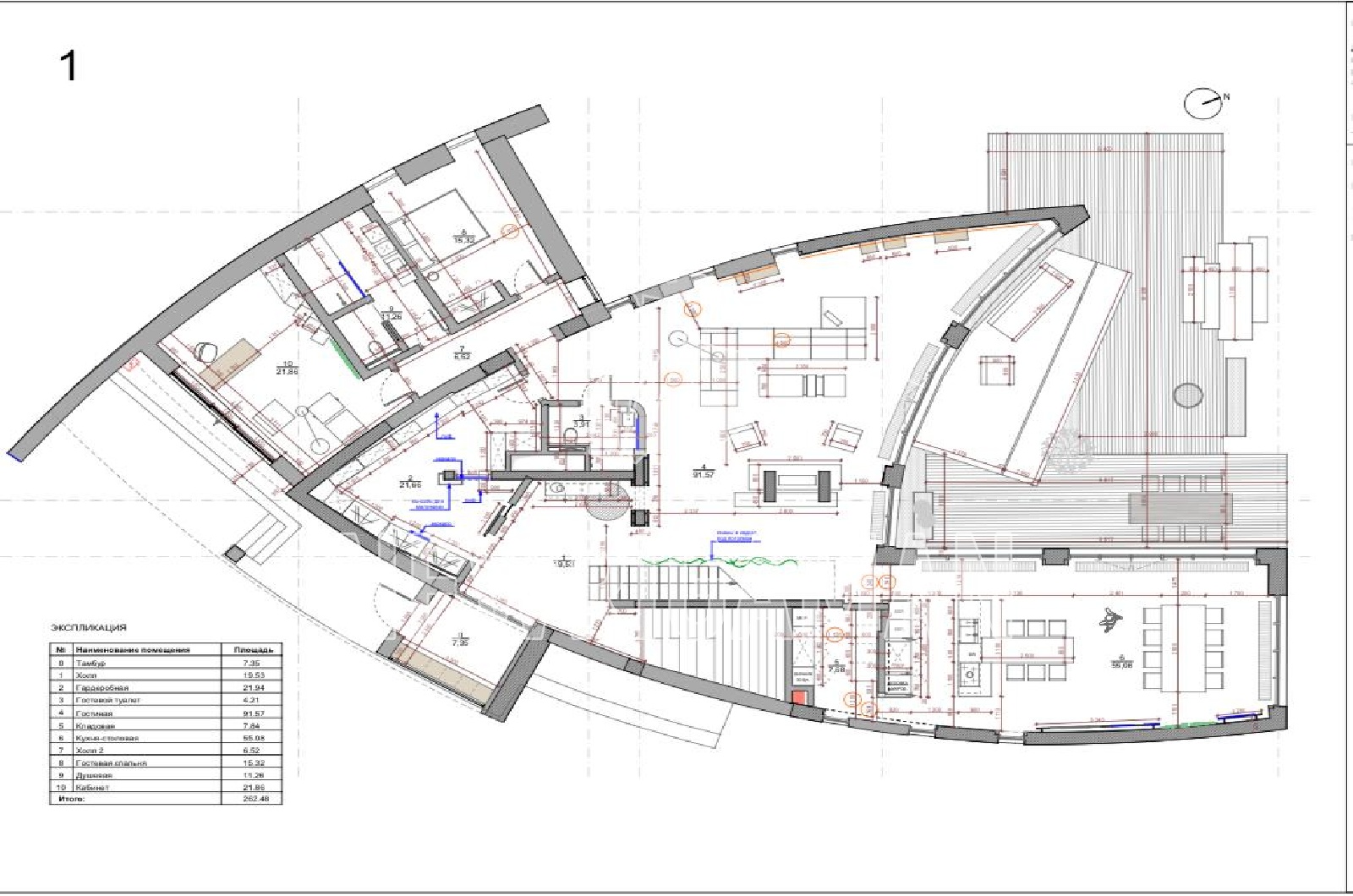 Планировка лота