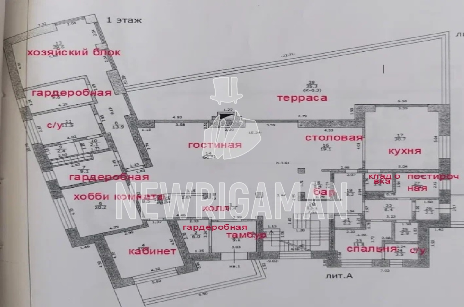 Планировка лота