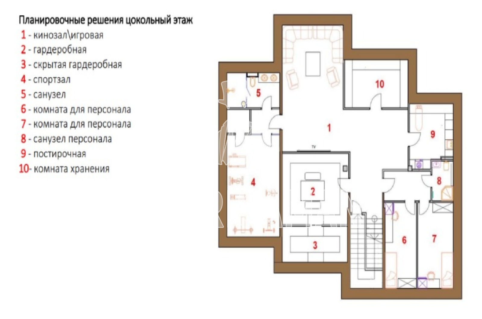 Планировка лота
