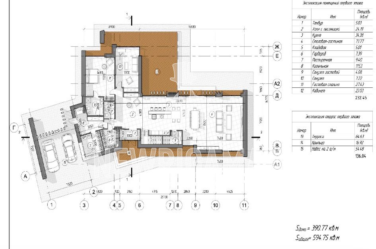 Планировка лота
