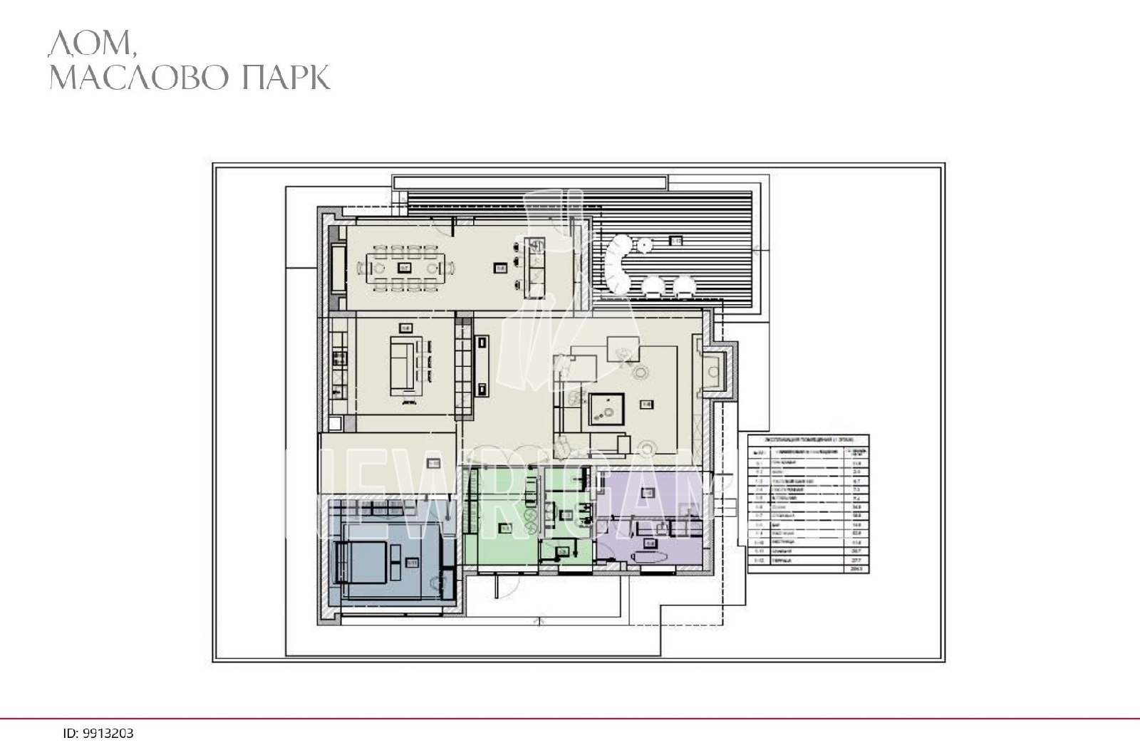 Планировка лота