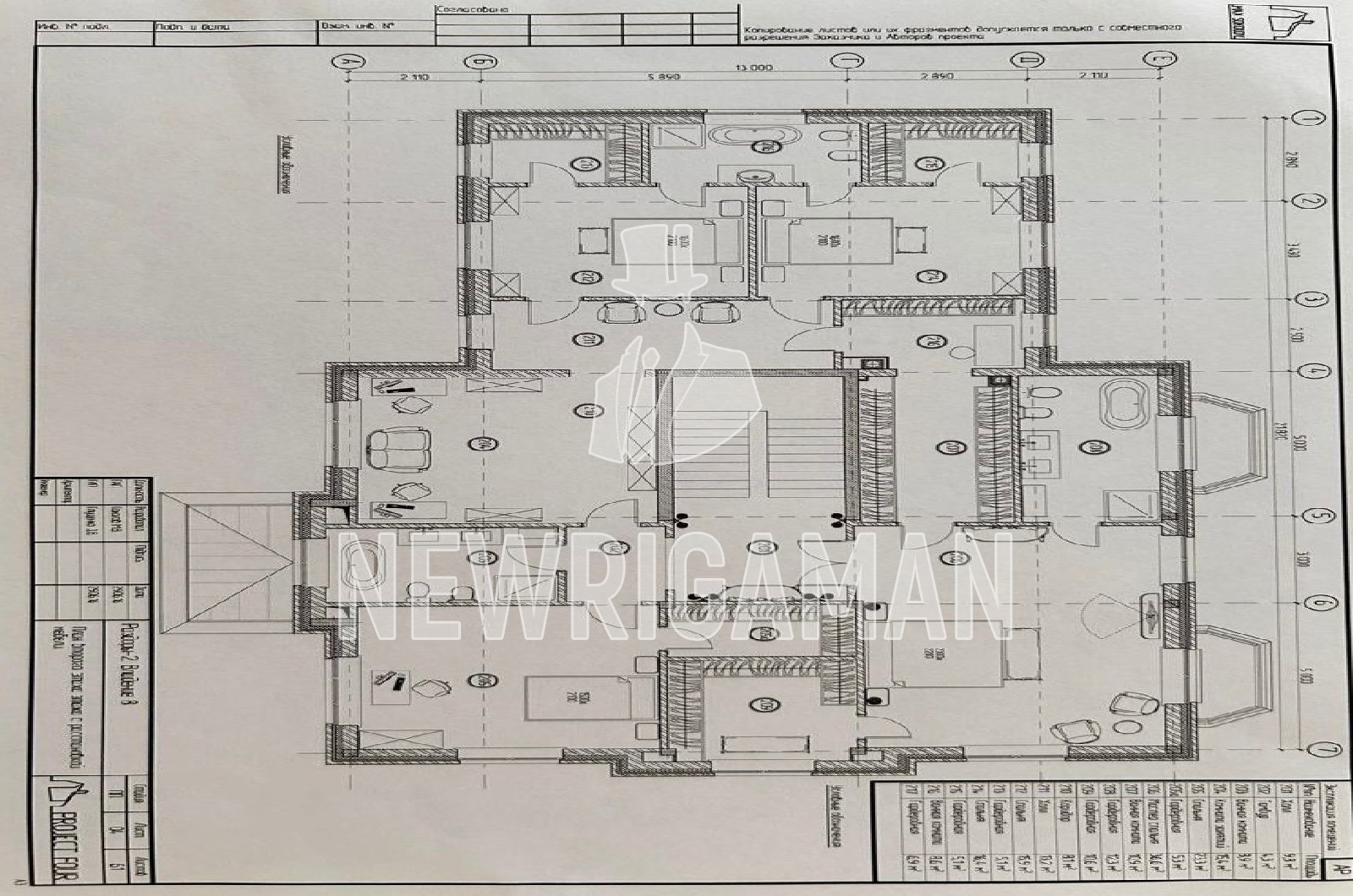 Планировка лота