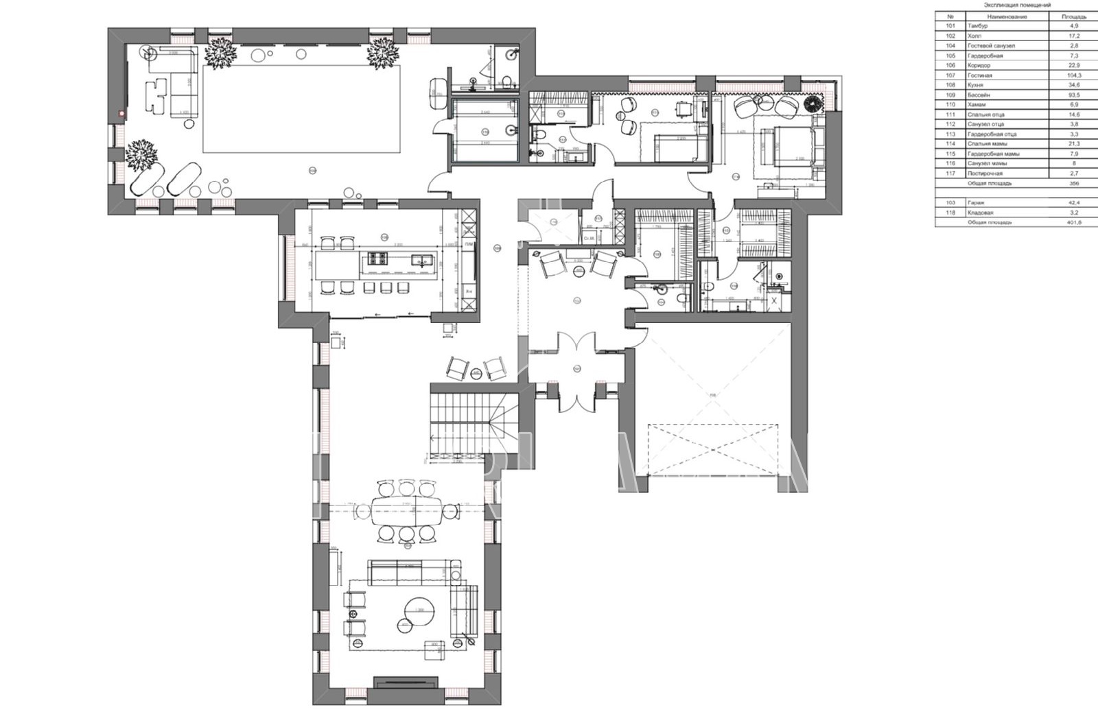 Планировка лота