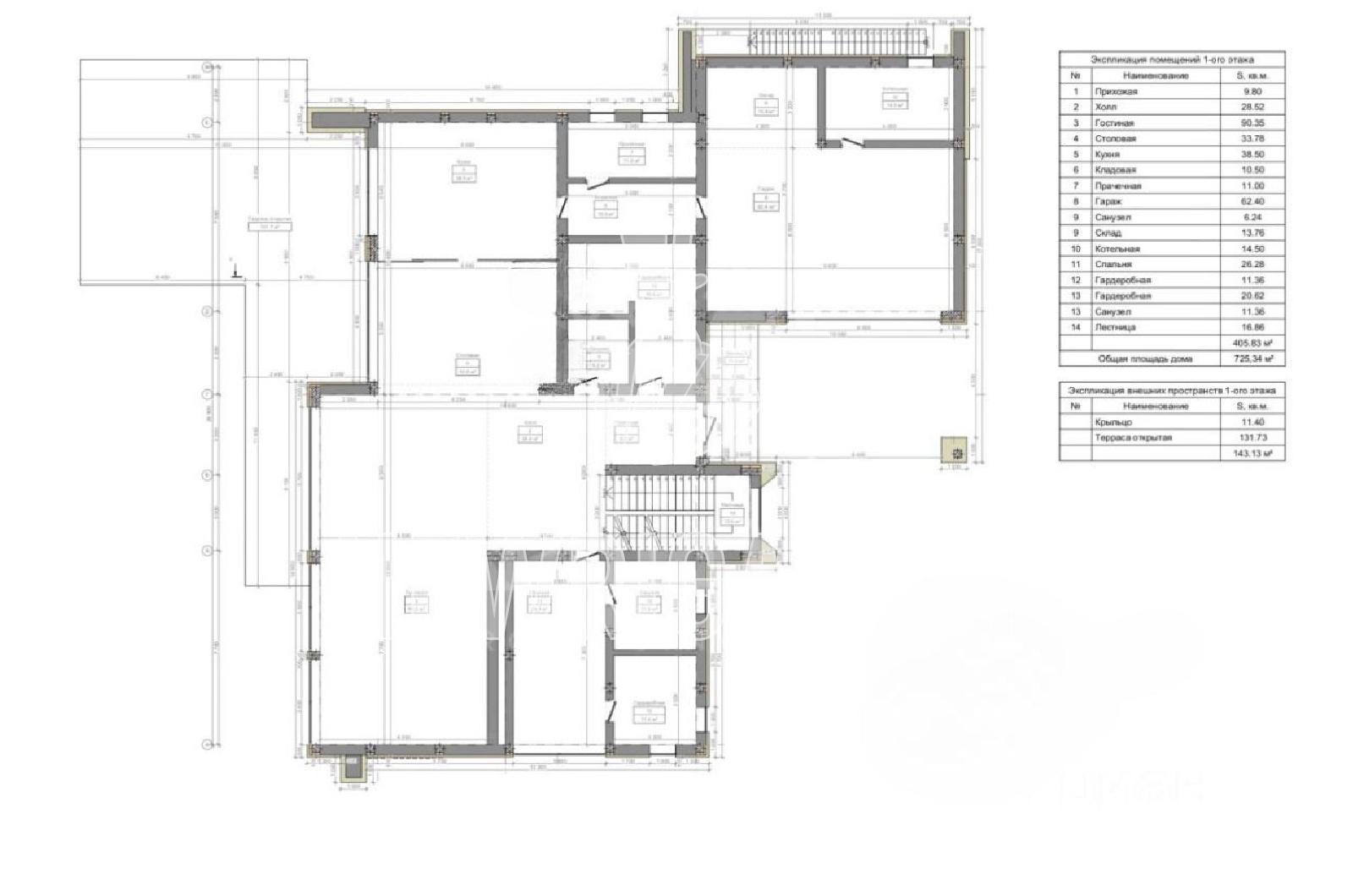 Планировка лота