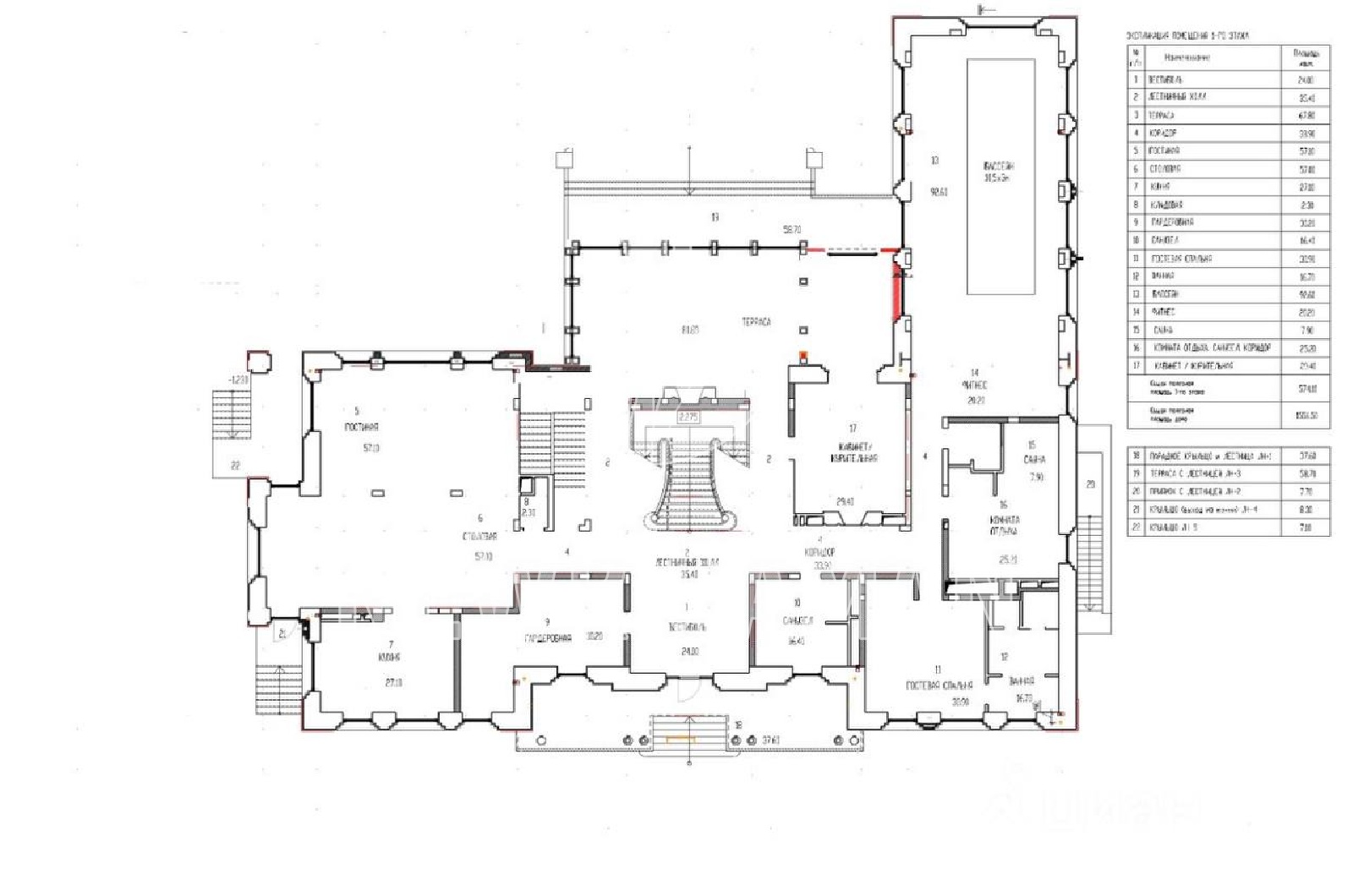 Планировка лота