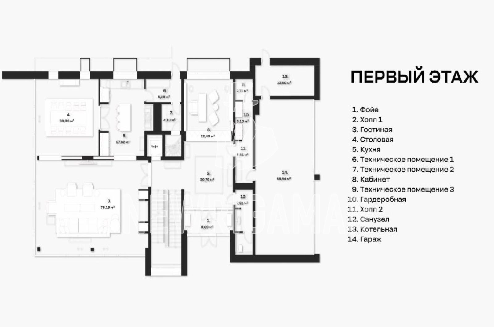 Планировка лота