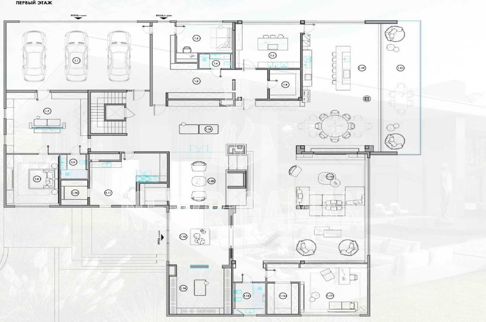 Планировка лота