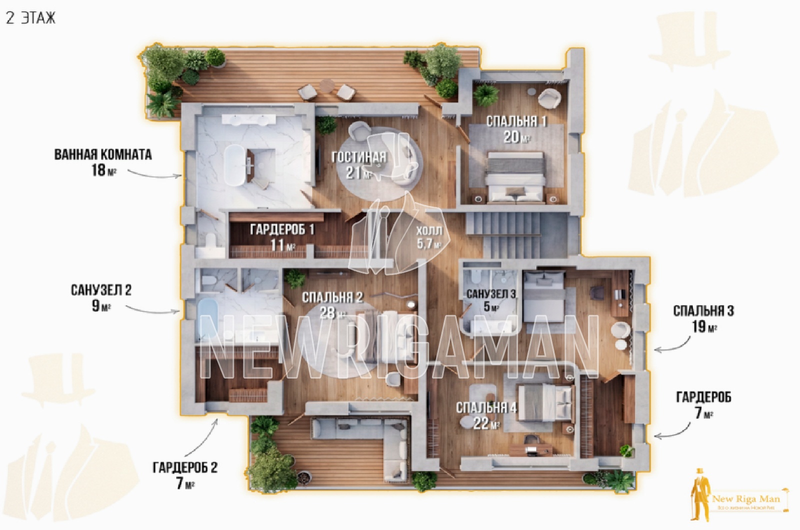 Планировка лота