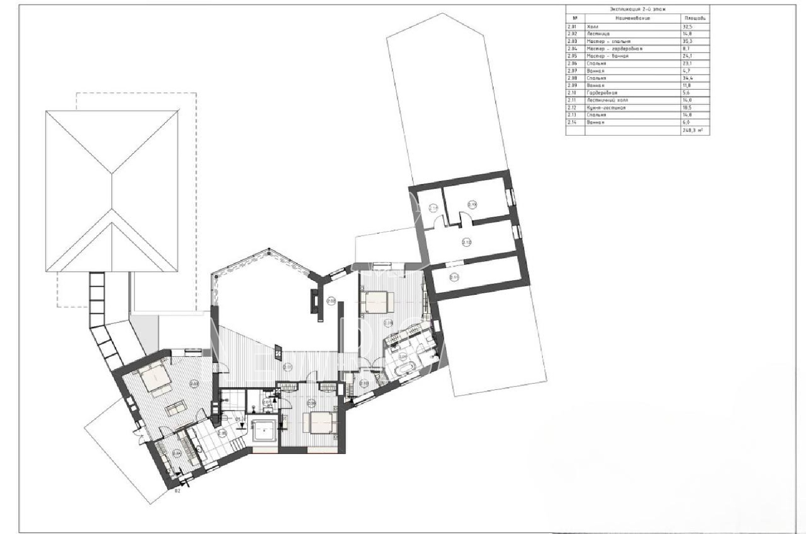 Планировка лота