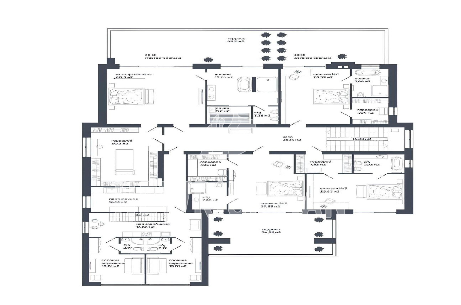 Планировка лота