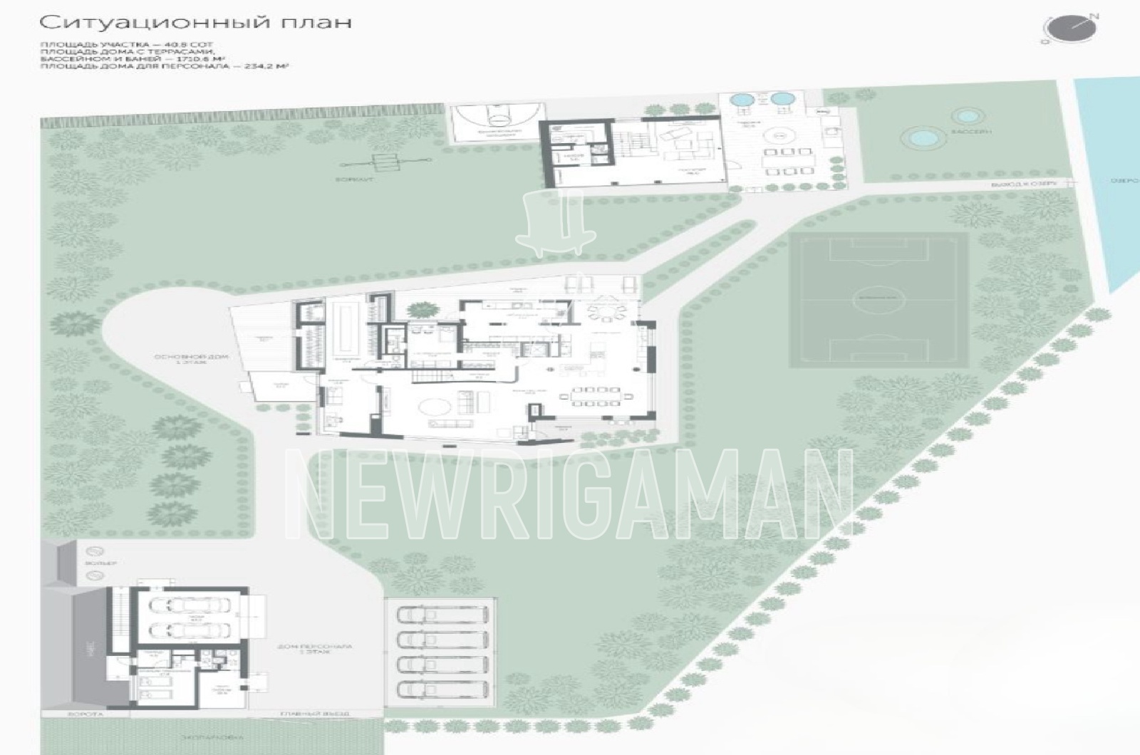 Планировка лота