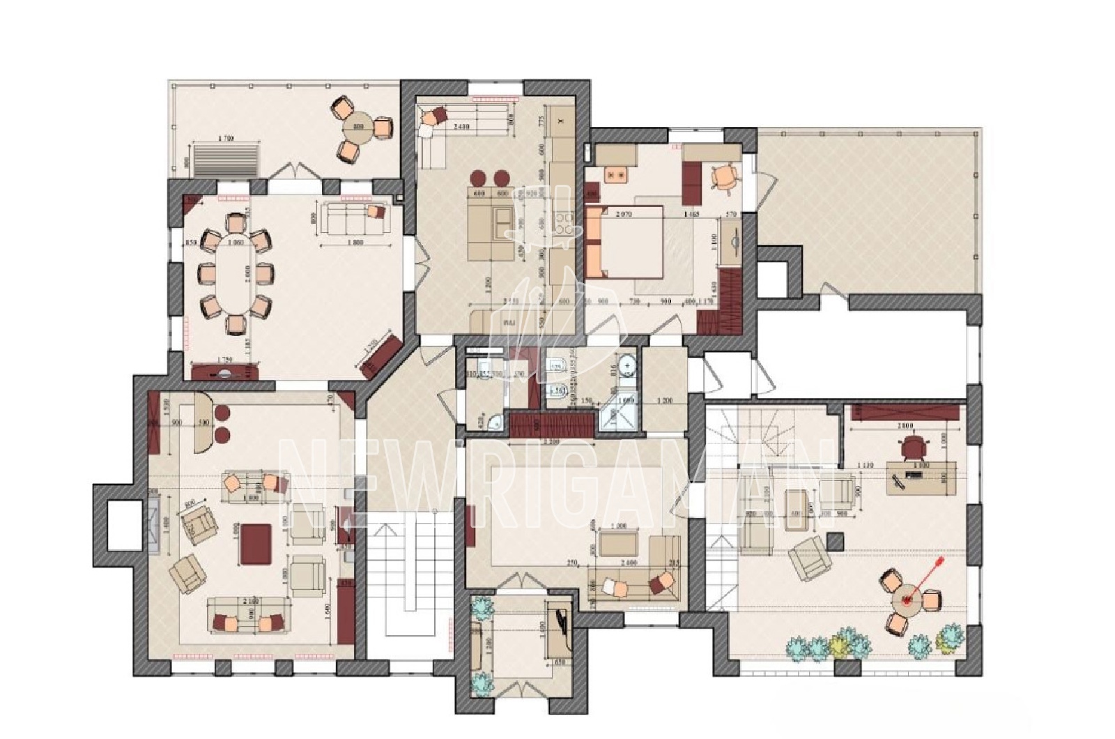 Планировка лота